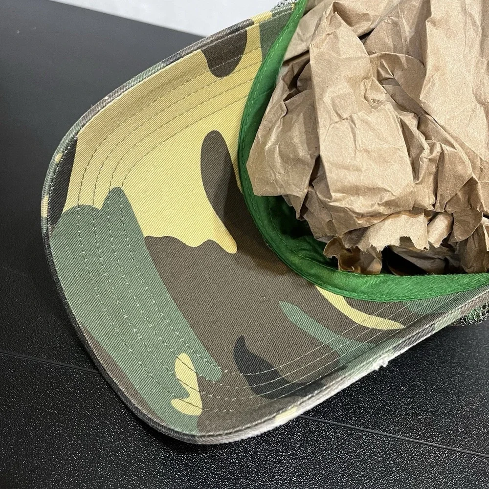 John Deere Trucker Hat Green Yellow Patch Camo Mesh Snapback Cap